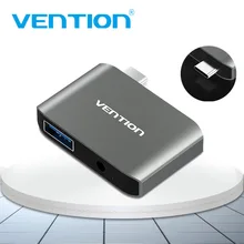Vention Тип C звуковая карта USB 3,0 AUX адаптер внешняя звуковая карта USB 3,0 конвертер USB-C к AUX аудио карта для MacBook гарнитура