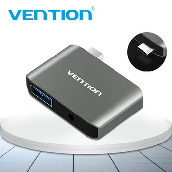 

Vention Type C Sound Card USB 3.0 AUX Adapter External Sound Card USB 3.0 Converter USB-C to AUX Audio Card for MacBook headset