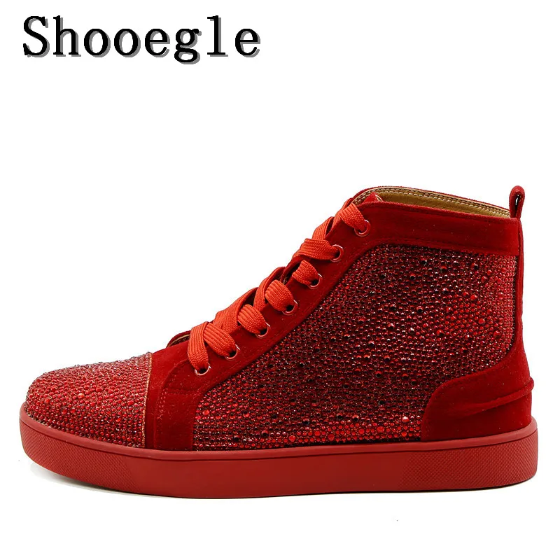 mens rhinestone sneakers