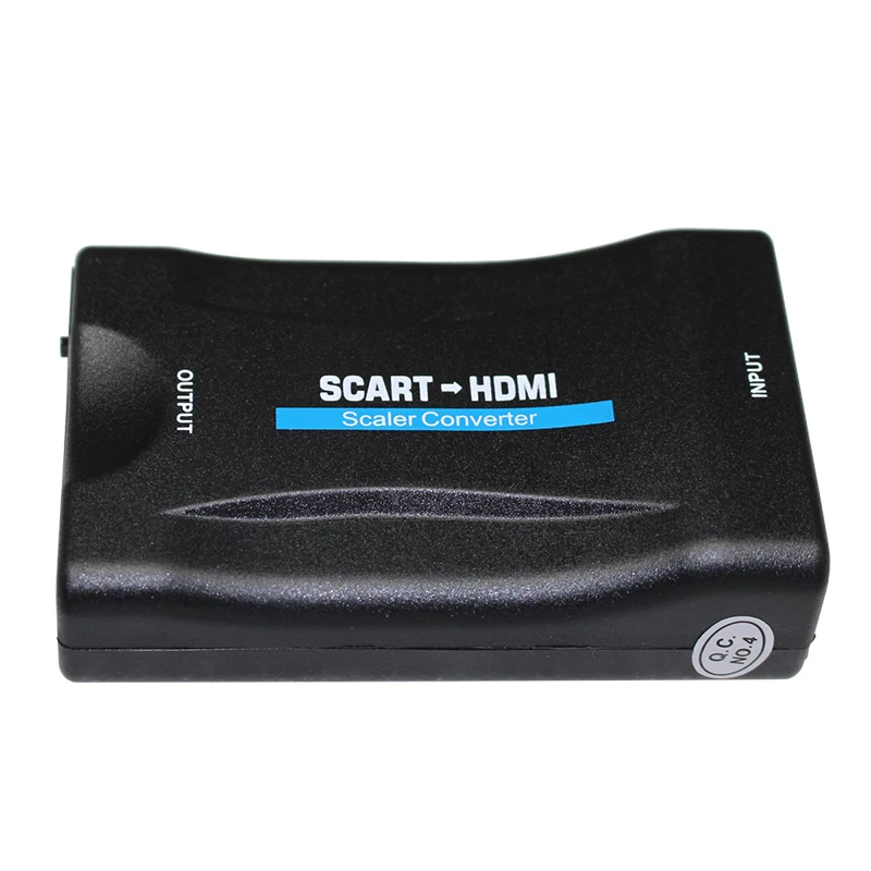 1080P SCART to MHL HDMI Video Audio Upscale Converter Adapter HD TV DVD Sky Box