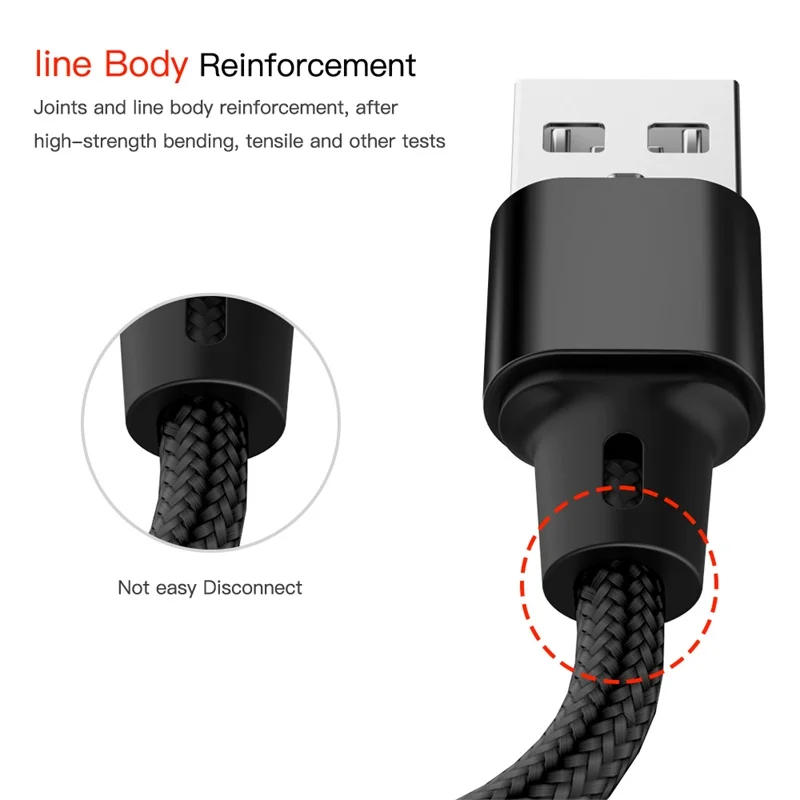 3 в 1 USB кабель type C 8Pin Micro USB кабель для iPhone 8 XS X 7 6 6S Plus samsung Nokia USB зарядное устройство зарядный шнур