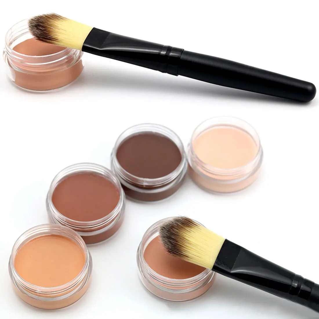 Popfeel 5 Color Concealer Concealer Makeup Face Lips Eye Pore