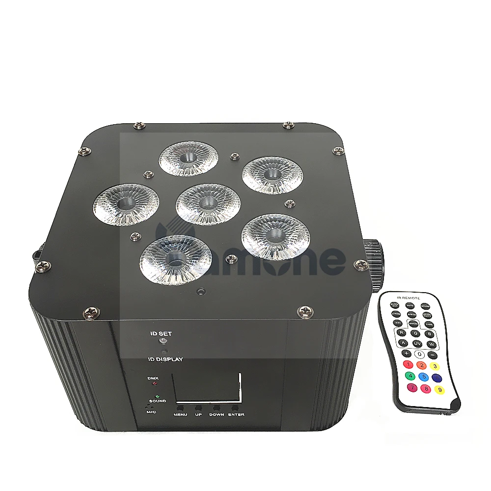 6x18w Battery par 10