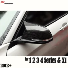 M3 style F30 replacement carbon fiber door side wing mirror cover cps for bmw F20 F21 F22 F23 F31 F34 F32 F33 F36 & X1 E84