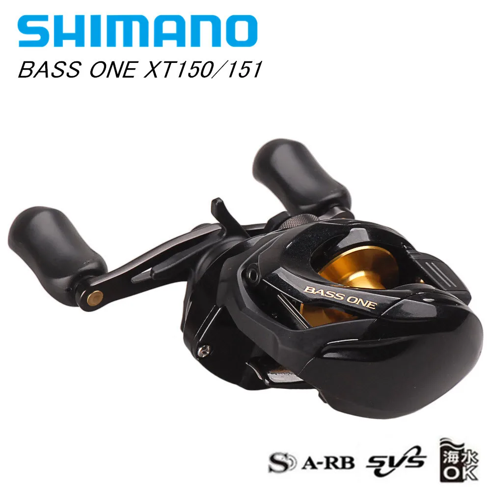 SHIMANO BASS ONE XT150 151 RL Baitcasting Fishing Reel 7.2:14+1BB5kg SVS Syetem Carretilha Moulinet Peche Baitcast Round Coil SHIMANO BASS ONE XT150 151 RL Baitcasting Fishing Reel 7.2:14+1BB5kg SVS Syetem Carretilha Moulinet Peche Baitcast Round Coil