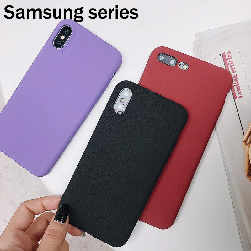 Мягкий чехол из ТПУ для Samsung S6 S7 Edge S8 S8Plus S9 Plus Note 3 4 5 8 C5 C7 C9 Pro|Бамперы| |