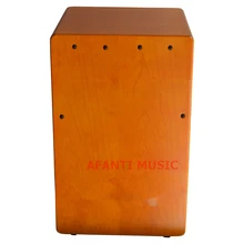 Afanti Music Birch Wood / Natural Cajon Drum (KHG-174)