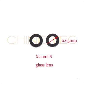 

50pcs/lot 0.65mm diameter width back rear camera glass lens without sticker for Xiaomi 6 ,Mi6