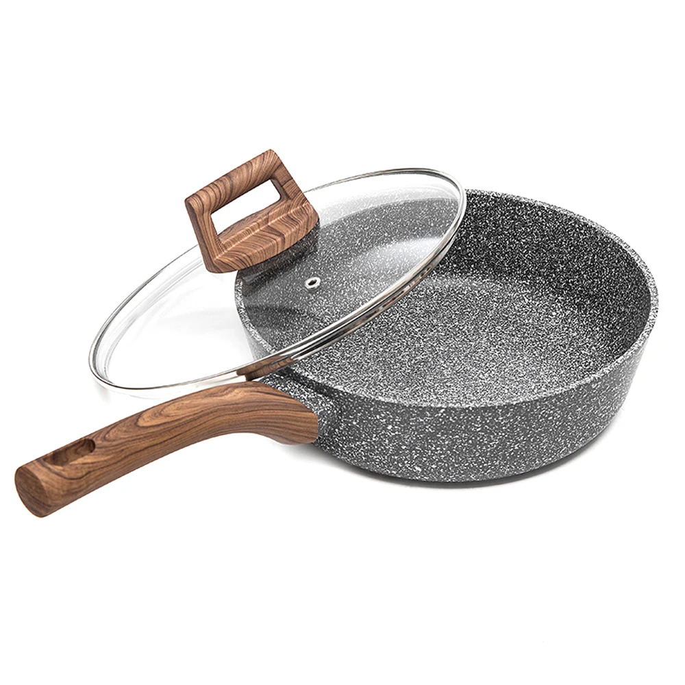 Сковорода с антипригарным покрытием сковорода для жарки меньше дыма медицинских