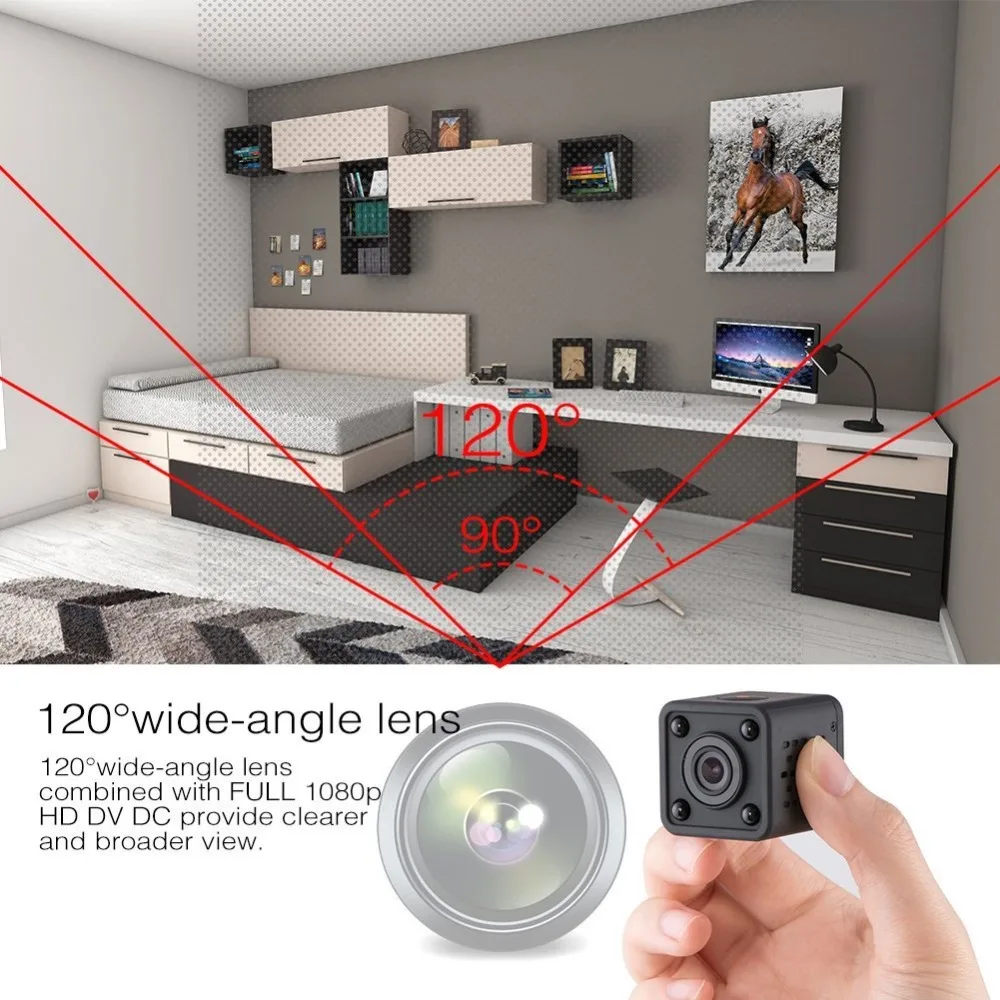 Mini WiFi camera 1080P HD Remote playback video small micro cam Motion Detection Night Vision Home Monitor 64G mini camcorder Mini WiFi camera 1080P HD Remote playback video small micro cam Motion Detection Night Vision Home Monitor 64G mini camcorder