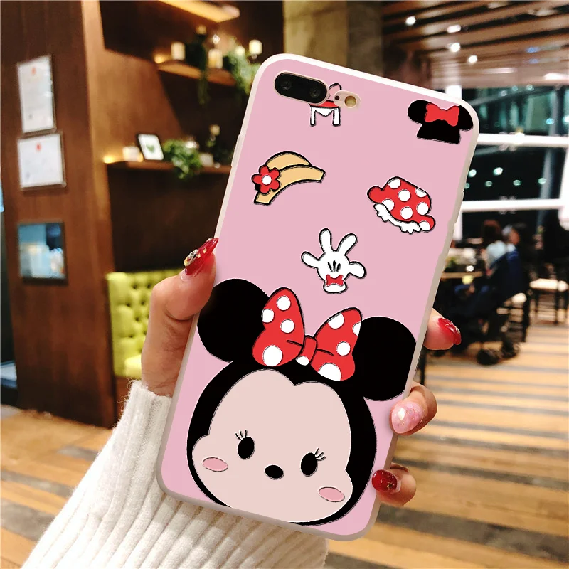 

Minnie Case For Huawei P30 Nova 4 3 3i 2i 3e 4e Y5 Y6 Y9 2019 2018 Pro 2017 For Honor 9 10 Lite 8X 7A Pro 6A Play 3D Emboss Capa
