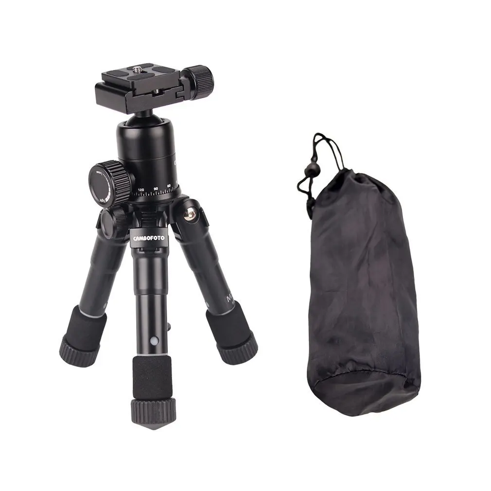 

M225+CK30 Camera Tripod Portable Flexible With Quick Release Plate With Ball Head Angle Lock Rubber Foot Pad Panning Dial