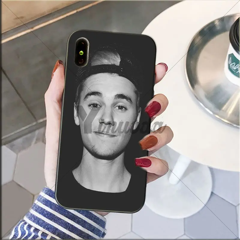 Popular Singer Justin bieber Soft Silicone TPU Phone Cover for Apple iPhone 8 7 6 6S Plus X XS MAX 5 5S SE XR Cover