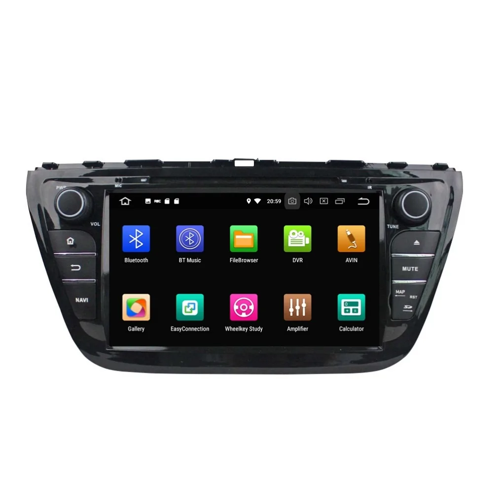 Perfect 2 din 8" Android 8.0 Octa Core Car DVD Multimedia GPS Navigation for Suzuki SX4 /S Cross 2014 Radio Bluetooth WiFi Mirror-link 2