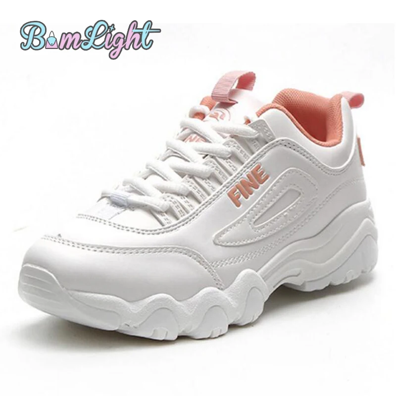 

Bomlight Platform Sneakers Women Chunky Dad Shoes Women Flats Sneakers Woman Vulcanize Shoe Tenis Feminino Basket Femme Krasovki