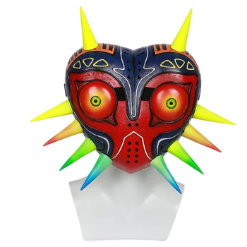 

X-COSTUME The Legend of Zelda Majora Mask Game Cosplay Masks Stylish Painted Party Mask Halloween Festival Cosplay Accessory