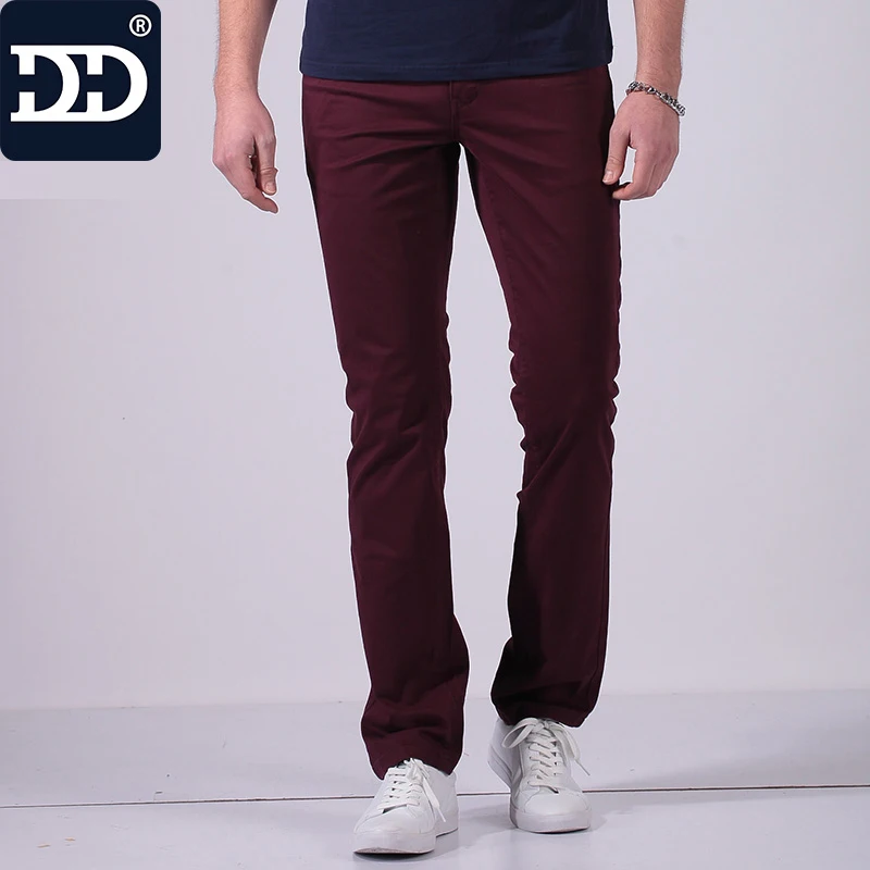 2017 New Type Slim Fit Pants Men Super Comfortable Slim Pants Pockets
