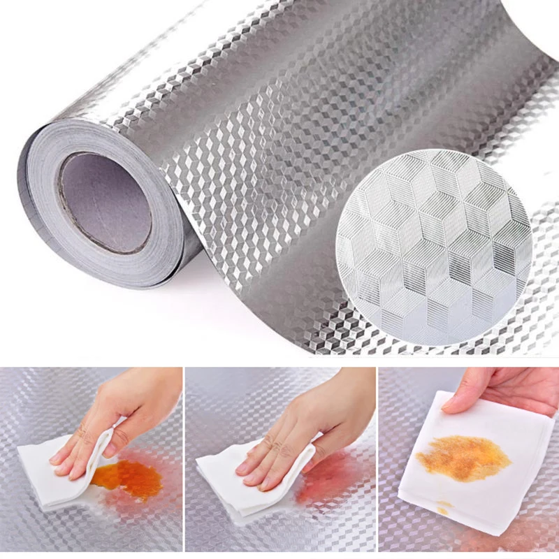 Aluminum-Foil-Kitchen-Oil-Proof-Sticker-Waterproof-Self-Adhesive-Cupboard-Stove-Cabinet-Wall-Sticker-Heat-resistant