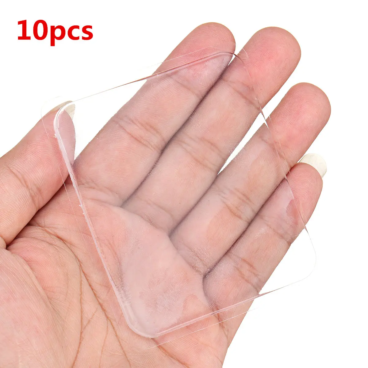 

10pcs/set Silica Gel Gripping Pads Super Sticky Non-slip Recycled Reusable Universal Auto Phone Holder Stand Anti-Slip Mat