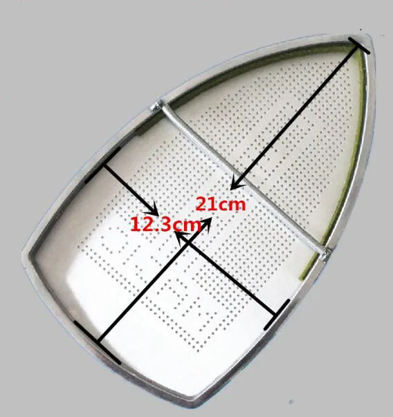 

Bottle Electric Iron Parts Laser Cover Iron Shoes ES-85 21X12.3