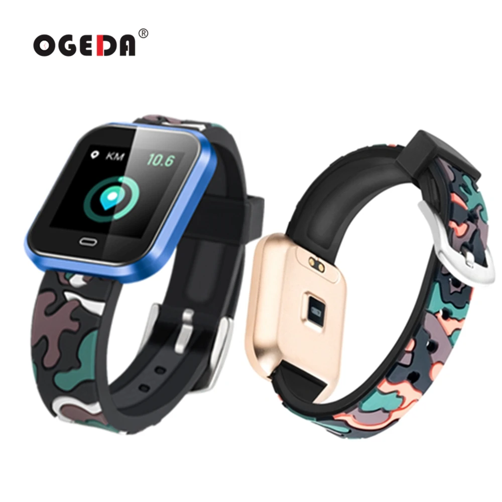 

2018 New Waterproof Camouflage Strap Smart Bracelet Multi-sports mode Fitness Tracking Health Color Screen Smart Bracelet
