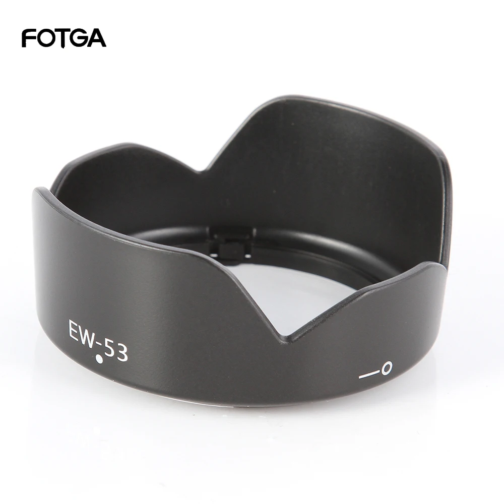 FOTGA Lens Hood Shade EW 53 for Canon EF M 15 45mm f/3.5 6.3 IS STM 49mm Threadin Camera Lens