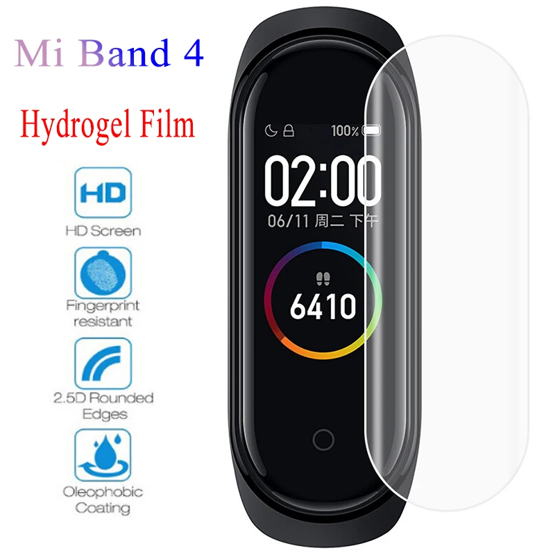 

12Pcs transparent Film For Xiaomi Mi Band 4 Screen Protector Smart Bracelet Wearable accessories on Mi Band4 not tempered glass