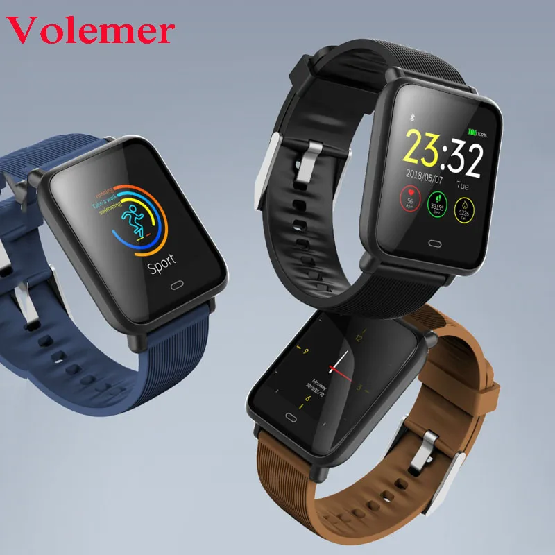 

Volemer Smart Watch Q9 Blood Pressure Heart Rate Monitor IP67 Waterproof Sport Fitness Trakcer Watch Men Women Smartwatch