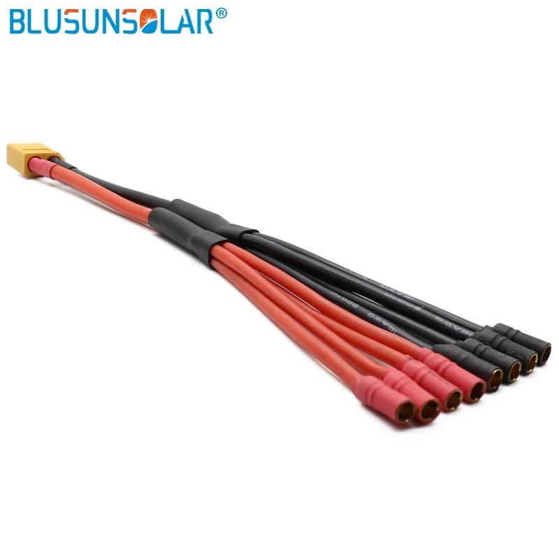 Banana Female Parallel Charger Cable Extension Y Splitter (3)