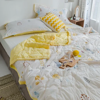 

100% microfiber fabric summer quilts/comforter printed starry free shipping three sizes for adults