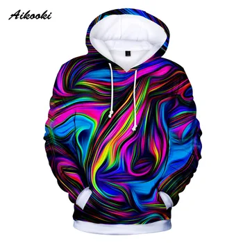 

2019 New Style Tie dye Flashbacks 3D Hoodies male/female colorful psychedelic Tie dye color high quality Casual streetwear tops