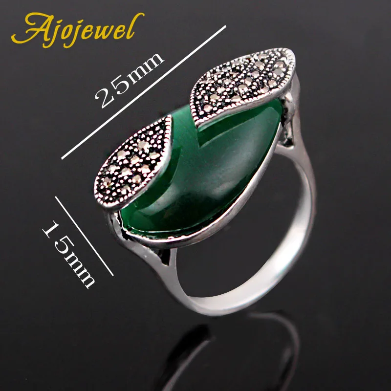 Ajojewel Parure Bijoux Femme красный/зеленый опал комплект ювелирных изделий для невесты Свадебная вечеринка ювелирные изделия женские винтажные аксессуары