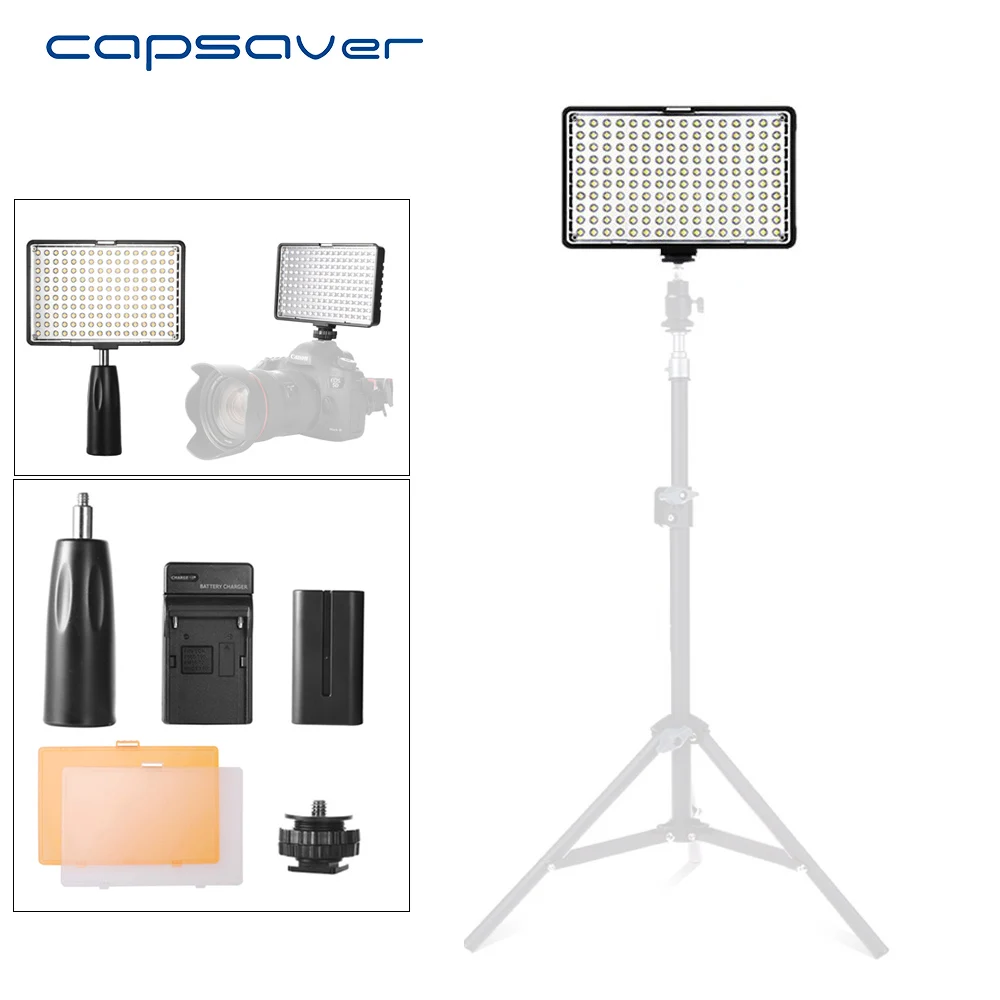 Capsaver TL 160S светодиодный видео свет фотографическое освещение ручная лампа для
