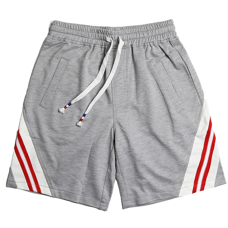 Мужские шорты летние свободные повседневные шорты с эластичной талией боковые полосы шорты в уличном стиле мужские s хип-хоп шорты мужские тренировочные брюки