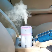 Cup Bottle Mini Car Portable Humidifiers 230mL 4-8 hours Cool Mist Ultrasonic 7-color nigh light For Office Home Bedroom Table