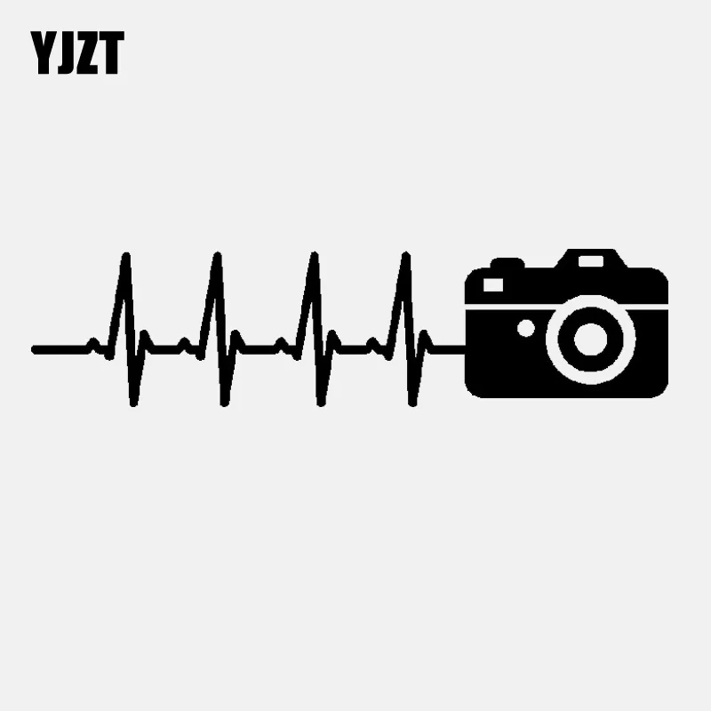 YJZT 15 8 см * 3 9 Пульс для фотографии сердцебиение наклейка камеры виниловая