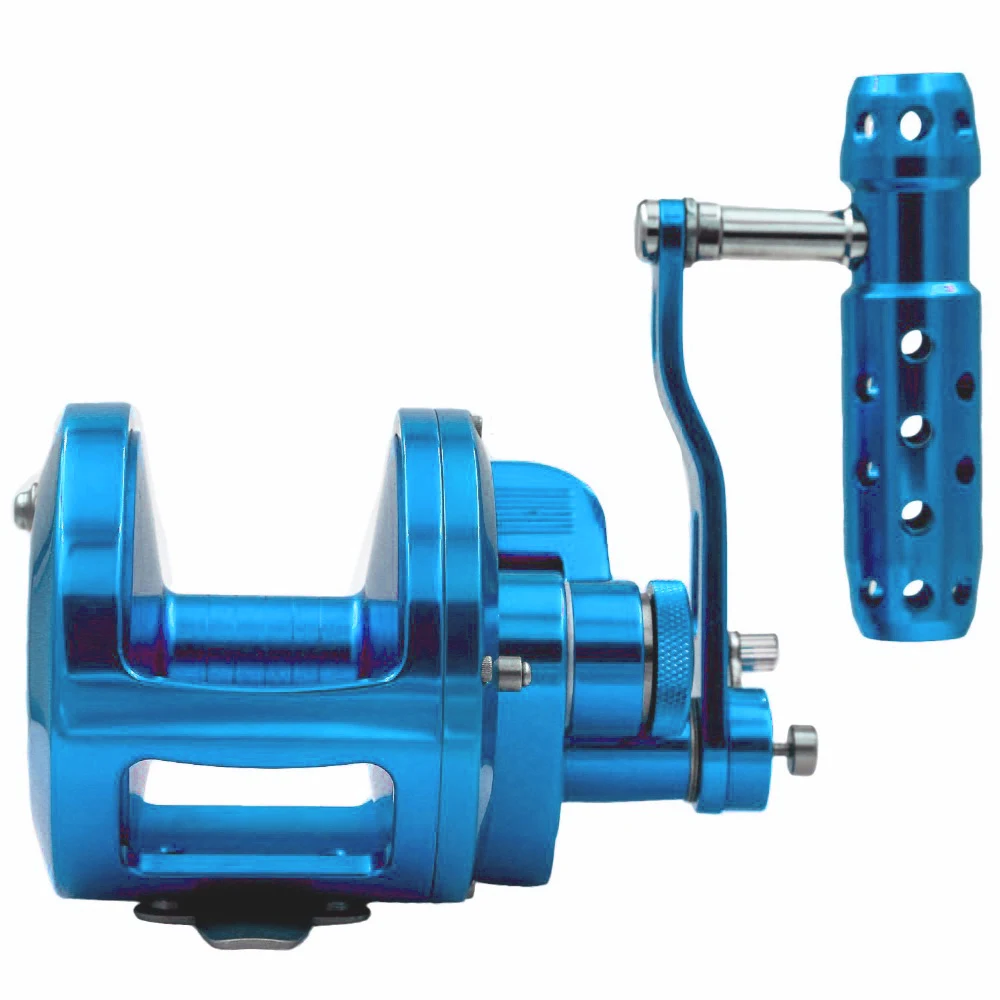 2018 Metal Saltwater Jigging Reel 9BB+1 Drag 20kg Big Game Deep Sea Drum Trolling Reel Double