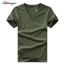 Лето,, Мужская футболка с принтом, v-образный вырез, хлопок, короткий рукав, топы, качественные, повседневные, мужские, облегающие, классические, брендовые футболки
