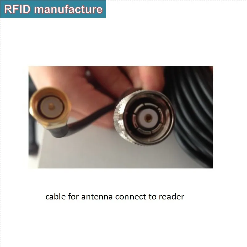 Кабель диаметром 6 м могут быть подключены к uhf rfid ридеру/TNC/N/SMA/MMCX и 12dbi антенна для