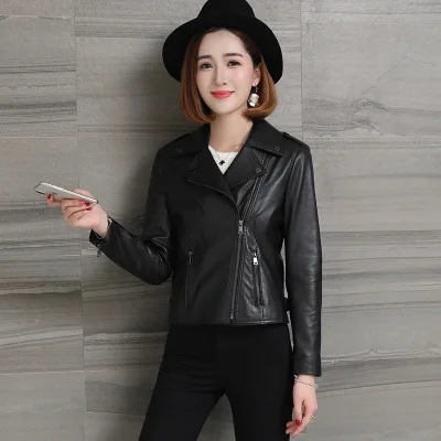 2018 New Fashion Genuine Sheep Leather Jacket H52