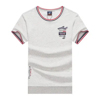 5918-GREY Мужская одежда летняя футболка с коротким рукавом мужская повседневная брендовая футболка Tace& Shark Мужская майка camisetas hombre - Цвет: 5918-GREY