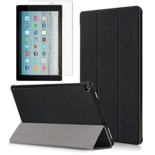 Для Amazon Kindle Fire HD10 HD 10 10," Ультратонкий чехол-книжка с кожаной подставкой для планшета 10,1 дюймов защитный чехол