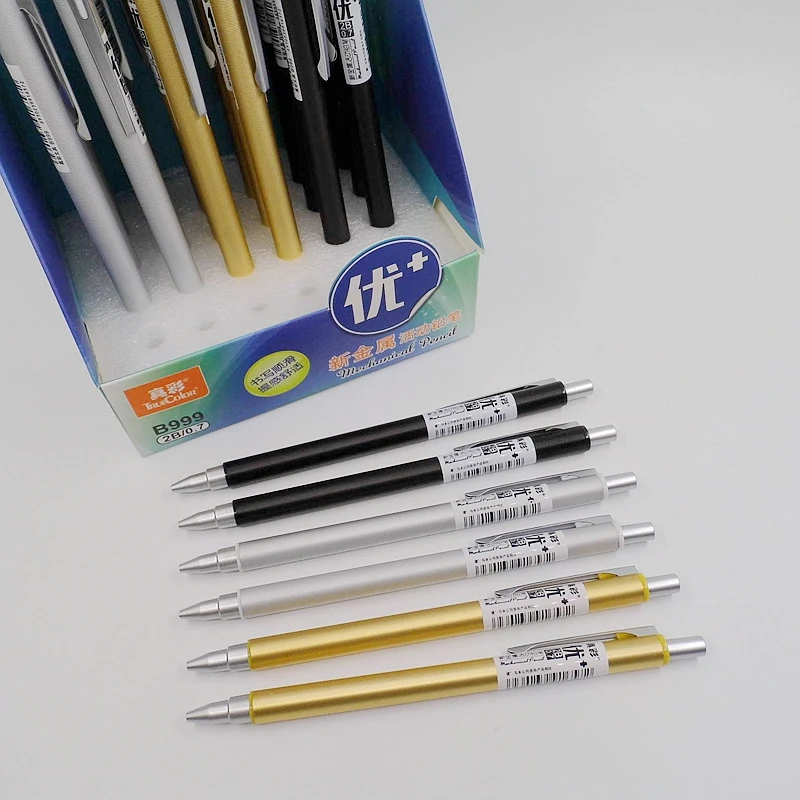 [TrueColor] Школьные и офисные принадлежности металлический механический карандаш 0,7 мм высококачественные детские школьные канцелярские принадлежности BR999