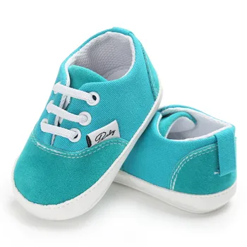 

Candy Color New Canvas Baby Sport Sneaker For Girls Boys Newborn Shoes Infant Toddler Soft Bottom Anti-slip First Walkers