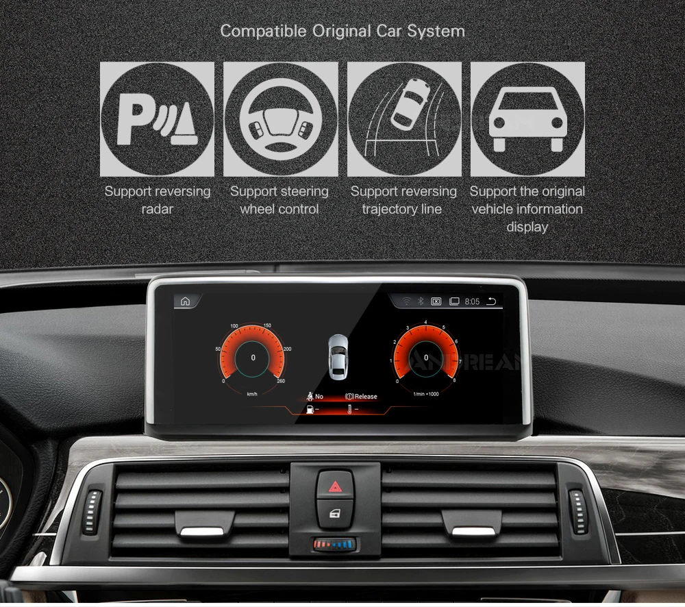Top Andream 10.25" 6 Core Android 9.0 Car Multimedia Player Auto Radio HeadUnit For BMW Series 3 F30 GPS Navigation Bluetooth 4 Top Andream 10.25" 6 Core Android 9.0 Car Multimedia Player Auto Radio HeadUnit For BMW Series 3 F30 GPS Navigation Bluetooth 4