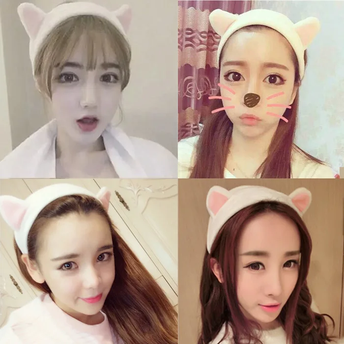Cat Ear Headband For Face Wash Cat Ear Headband For Face Wash
