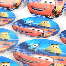 10Pcs Pack Party Plates 7 inch Disney Cartoon Cars Theme Decor boy Birthday Favors Party Plates