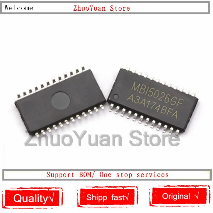 1 шт./Лот Новый оригинальный MBI5026GF MBI5026 SMD SOP-24 светодиодный 16-битный IC-чип |