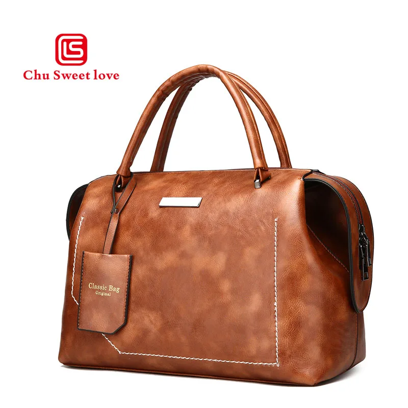 

PU Leather Lady Handbag Retro Style Popular Models Shoulder Bag Messenger Bag Bulk European And American Fashion Women's Bag