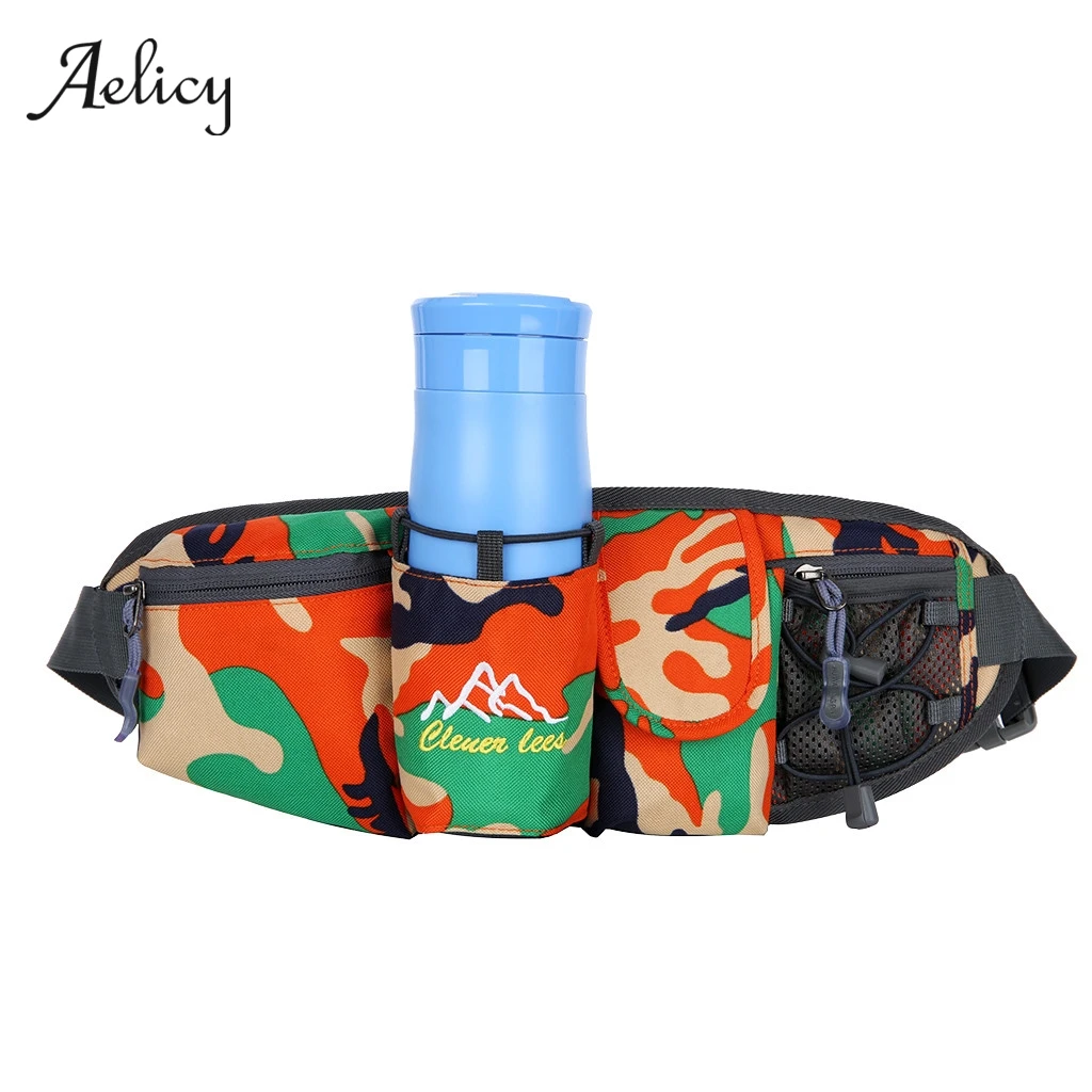 

Aelicy Sports Bag Running Waist Bag Pocket Jogging Portable Waterproof Cycling Bag Phone anti-theft Pack Belt Bags Water Bottle